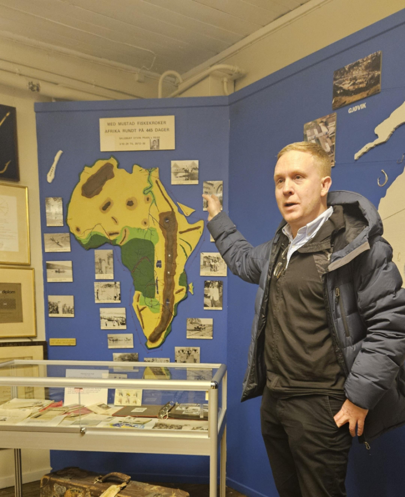 Besøk på Mustad på Gjøvik